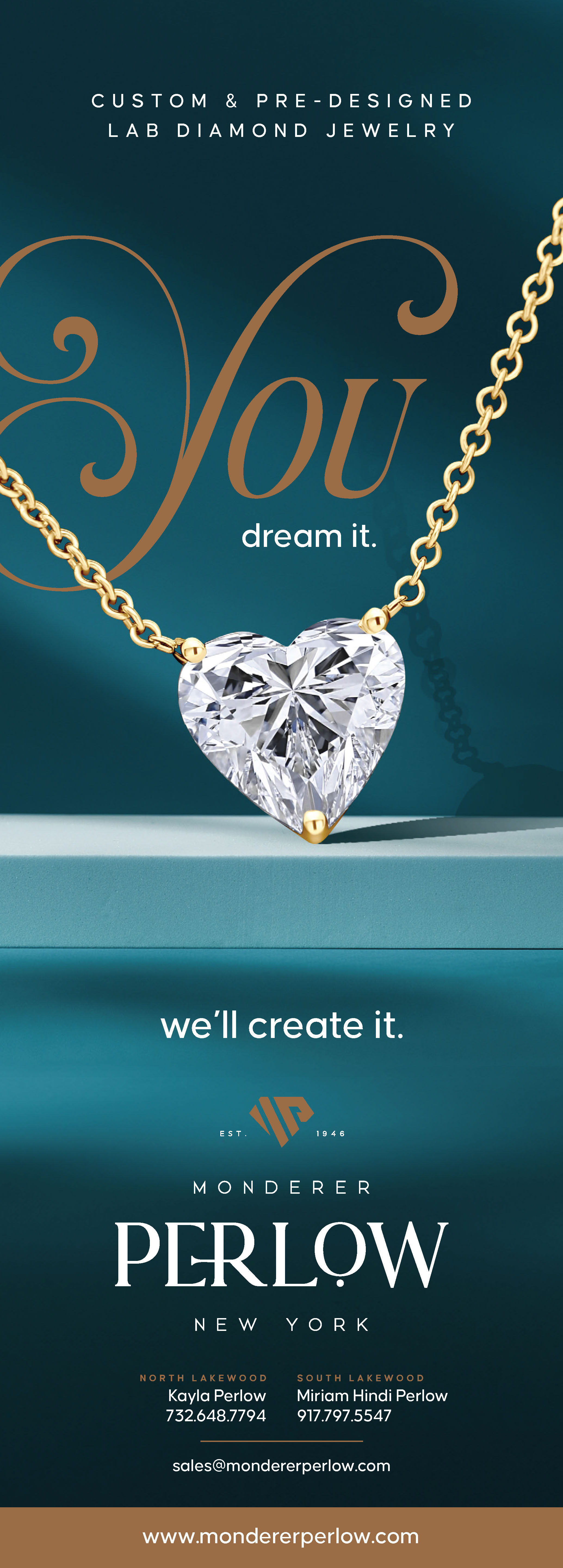 Monderer Perlow lab grown diamonds
